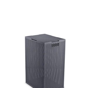 Veļas kaste Curver. 60 l. pelēka krās.. 38.1 cm x 29 cm