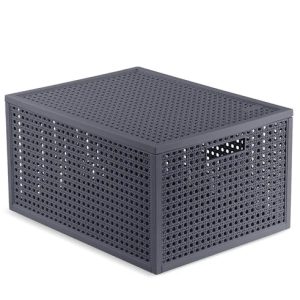 Uzglabāšanas kaste Curver. 20 l. pelēka krās.
