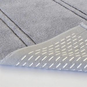 Vannas istabas paklājs Saniplast Bamboo 354162, pelēka krās., 110 cm x 60 cm