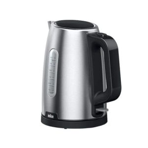 Elektriskā tējkanna Braun PurShine WK1500BK, 1.7 l, sudraba/melna