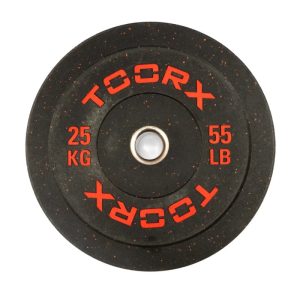 Svara disks TOORX Bumper Plate Crumb, 50 mm, 25 kg