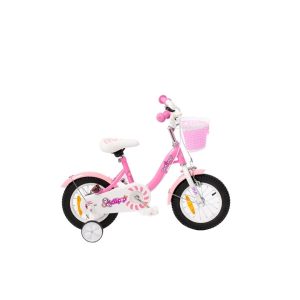 Bērnu velosipēds Bimbo Bike 124RL. rozā. 12"