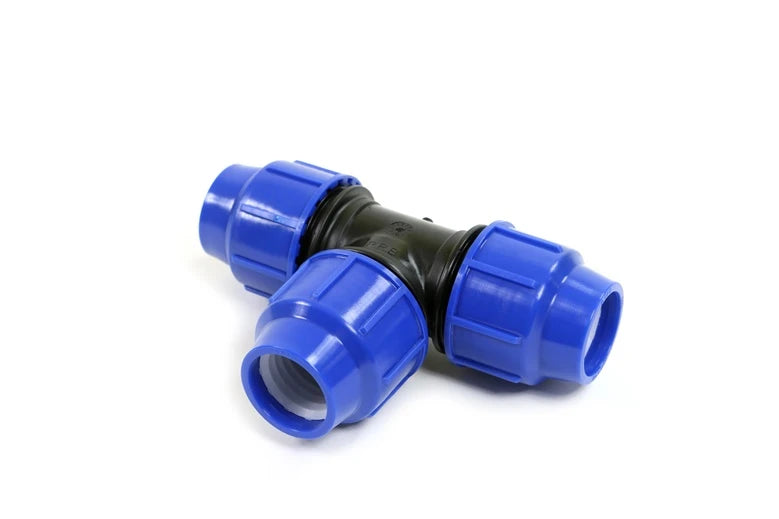 T-veida caurule Perla 08075025020P, 20 mm – Savelkama, 90 °, 16 Bar