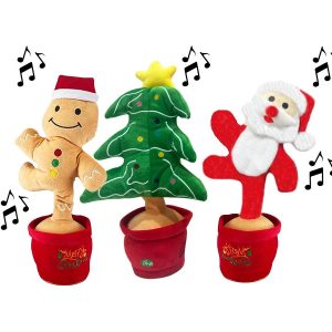 Koala Games G2585 Christmas Danging, Singins & Lighting Plushes 36 cm