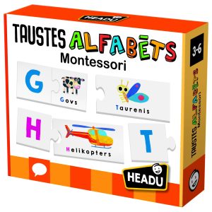 HEADU Montessori Taustes alfabēts ,latviešu val.,