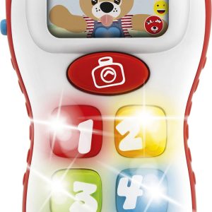 CHICCO mazuļu telefons ,latviešu/angļu valodā,