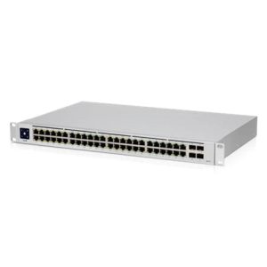 Switch-UBIQUITI-USW-48-POE-Type L2-Rack-48x10Base-T / 100Base-TX / 1000Base-T-4xSFP-PoE ports 32-195 Watts-USW-48-POE