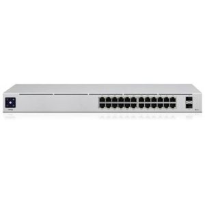 Switch-UBIQUITI-USW-Pro-24-PoE-Type L3-Desktop/pedestal-Rack-24x10Base-T / 100Base-TX / 1000Base-T-2xSFP+-PoE ports 24-PoE+