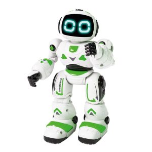Interaktīva rotaļlieta robots Xtrem Bots XT803464, 20 cm, balta/zaļa