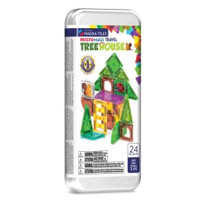 MAGNA-TILES Micromags magnētiskais konstruktors "Treehouse", 24 gab.