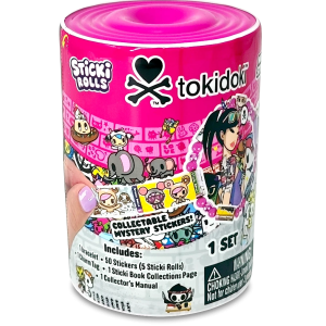 STICKI ROLLS Rokassprādze ar aksesuāriem un uzlīmēm TOKI DOKI, slēgtā iepakojumā