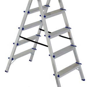 Kāpnes alumīnija DHR 5 pak. platf.augst 1.08m/max3.0m Elkop