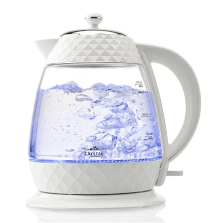 Elektriskā tējkanna ETA CRYSTAL 315490010, 1.7 l, balta krās.
