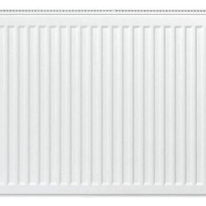 Radiators Korado VK 11 11050060-60-0010, 60 cm x 50 cm, apakšējais pieslēgums labajā pusē, 514.8 W, balta krās.