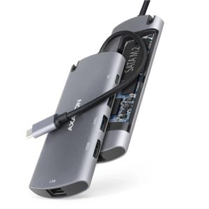 I/O HUB USB-C 6IN1 SATA M.2/0.18M HMC-6M2 AXAGON