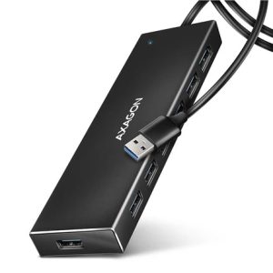 I/O HUB USB3.2 7PORT FLAT/1M HUE-F7A AXAGON