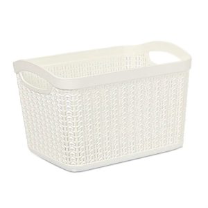 Uzglabāšanas kaste Ucsan Plastik 8691459013093, balta krās., 21 x 13.8 x 16.8 cm