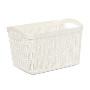 Uzglabāšanas kaste Ucsan Plastik, 1.5 l, balta krās., 16.5 x 11 x 12.5 cm