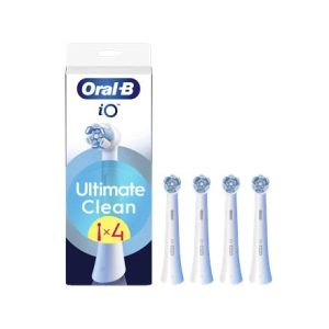 Elektriskās zobu birstes galviņa Oral-B iO UltimateClean CWF-4, balta, 4 gab.