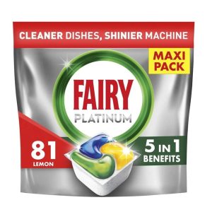 Tabletes trauku mazgājamajai mašīnai Fairy Platinum, 81 gab.