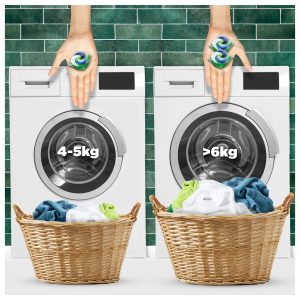 Ariel All-in-1 PODs +Touch of Fresh Air Lenor Mazgāšanas Kapsulas, 44 Mazgāšanas Reizēm