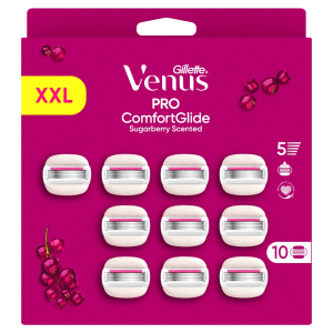 Gillette Venus Pro Comfortglide Sugarberry 10 Skuvekļa Kasetnes