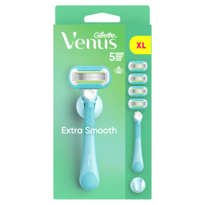 Gillette Venus Extra Smooth Skuveklis, 4 Skuvekļa Kasetnes, Sienas Stiprinājums