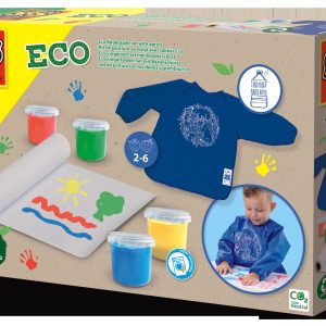 SES ECO pirkstu krāsu komplekts ar priekšautu