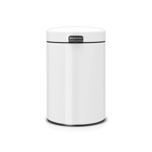Atkritumu tvertne Brabantia NewIcon, balta krās., 3 l, 26.4 cm x 16.8 cm