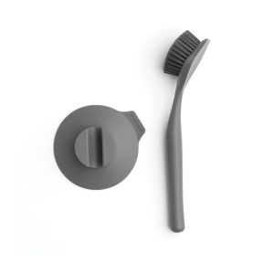 Trauku mazgāšanas birste Brabantia, 11 cm, pelēka krās., plastmasa