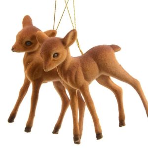 Eglītes rotājums Reindeer. brūna. 7.5 cm. 2 gab.