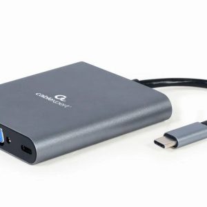 I/O ADAPTER USB-C TO HDMI/USB3/6IN1 A-CM-COMBO6-01 GEMBIRD