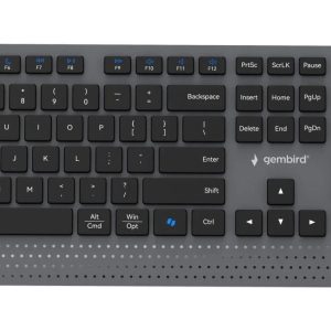 KEYBOARD +MOUSE WRL ENG/BK KBS-WPS-02 GEMBIRD