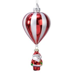 Eglītes rotājums Balloon. 10.5 cm. stikls