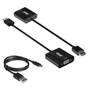 I/O ADAPTER HDMI TO VGA/AUDIO M/F CAC-1302 CLUB3D