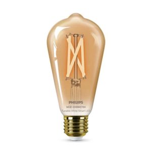 Viedā spuldze Philips Wiz LED, ST64, 2000 - 5000 °K, E27, 7 W, 640 lm