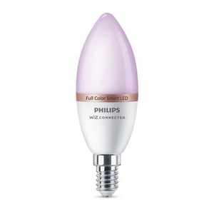 Viedā spuldze Philips Wiz LED, C37, 2200 - 6500 °K, E14, 4.9 W, 470 lm