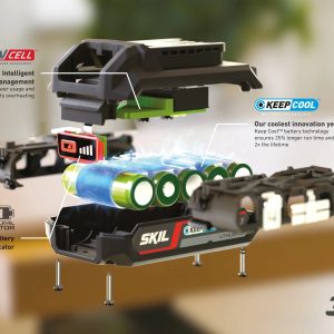 Akumulators Skil 3107AA, 20 V, li-ion, 2000 mAh