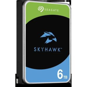 HDD-SEAGATE-SkyHawk-6TB-SATA-256 MB-5400 rpm-Discs/Heads 4/8-3,5"-ST6000VX009