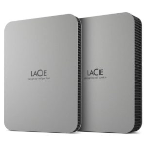 External HDD-LACIE-Mobile Drive-2TB-USB-C-Colour Silver-STLP2000400