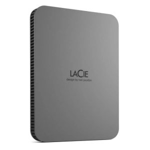 External HDD-LACIE-Mobile Drive Secure-STLR2000400-2TB-USB-C-USB 3.2-Colour Space Gray-STLR2000400