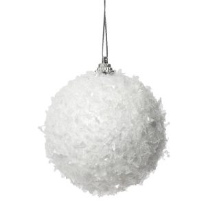 Eglītes rotājums. balta. 8 cm. plastmasa