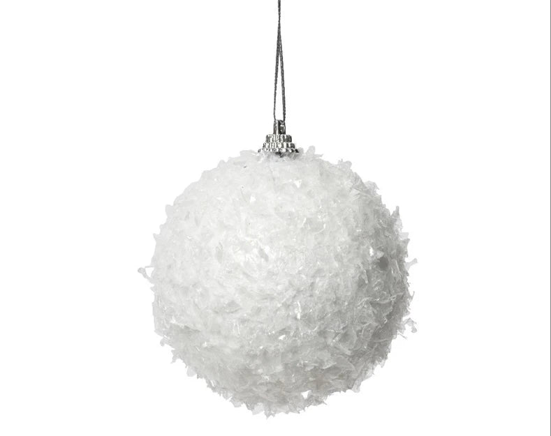 Eglītes rotājums. balta. 8 cm. plastmasa