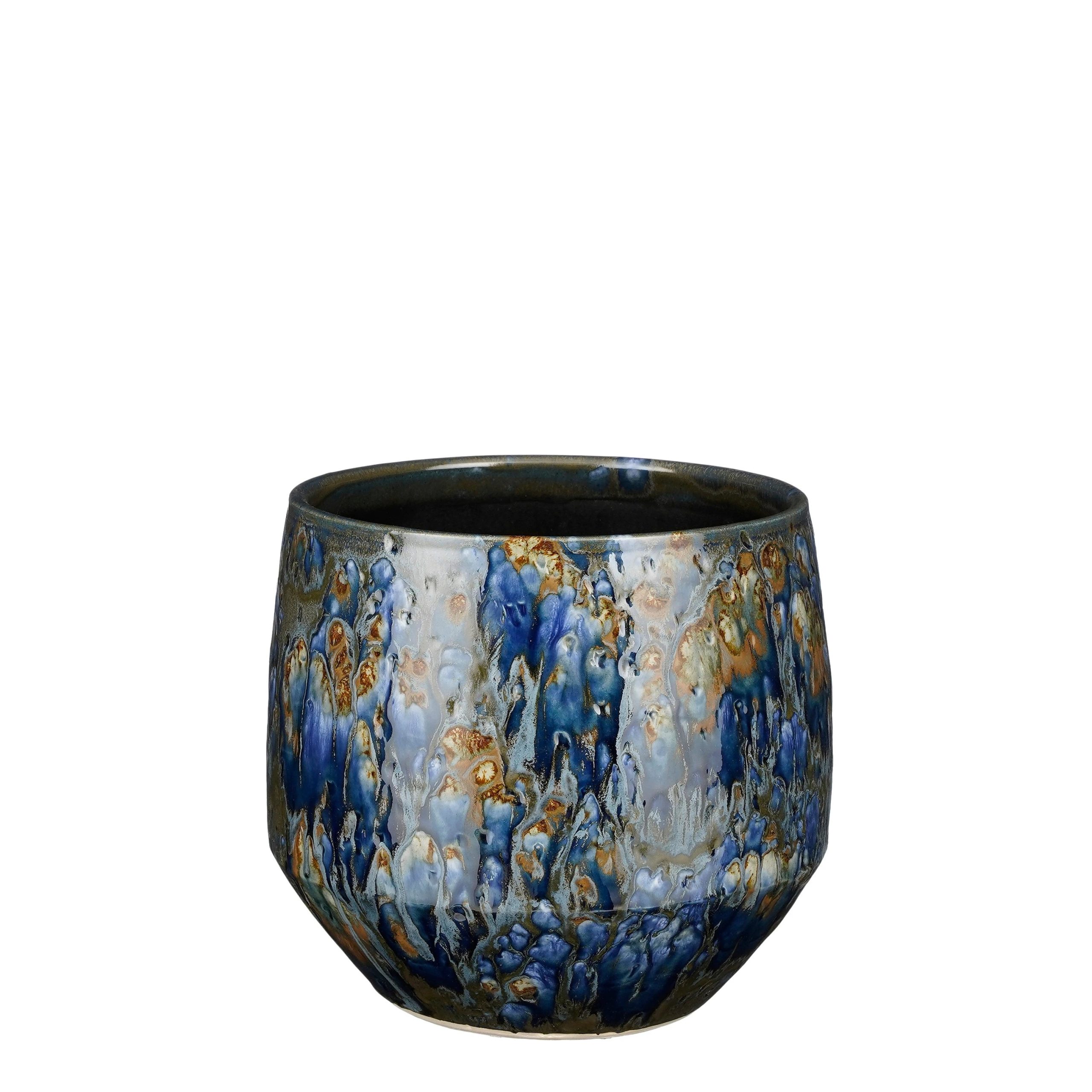 Puķu pods Mica Harris 1138243, keramika, zila