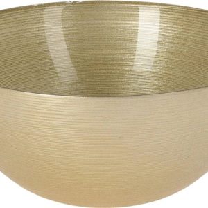 Servēšanas bļoda 044200020, 21 cm, zelta, stikls