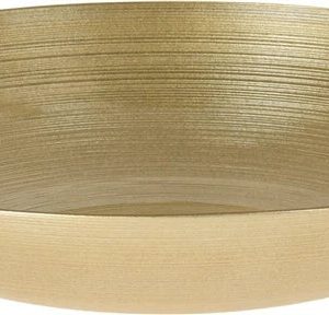 Servēšanas bļoda 044200040, 30 cm, zelta, stikls