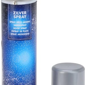 Logu dekorēšanas aerosols. 18 cm. 0.150 l. sudraba krās.