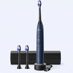 Elektriskā zobu birste Philips HX7403/07. zilimelns krās.