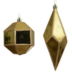 Eglītes rotājums Decoris 028453. zelta