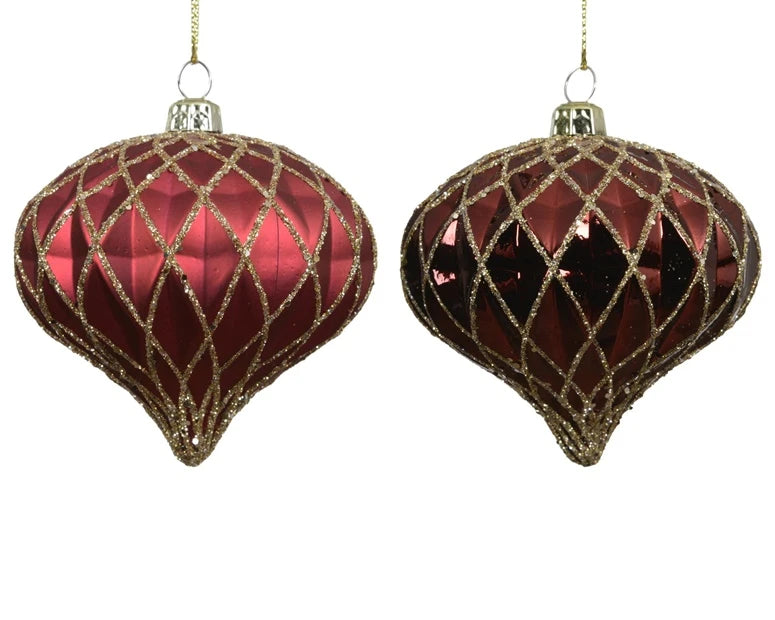 Eglītes rotājums Decoris 028455. sarkana. polistirols